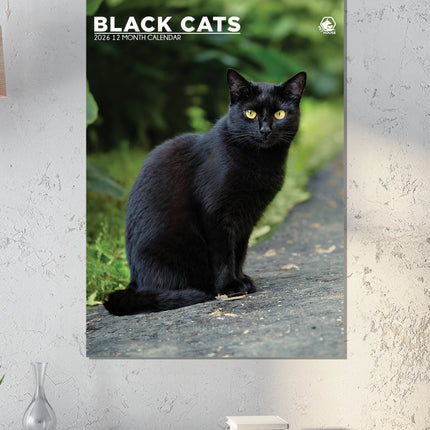 CalendarsRUs Zwarte Katten A3 Kalender 2026