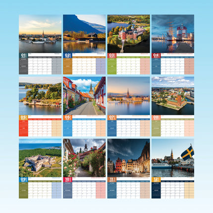 CalendarsRUs Zweden A3 Kalender 2026