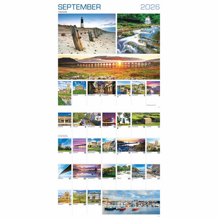 CarouselCalendars 365 Days Around Britain Kalender 2026