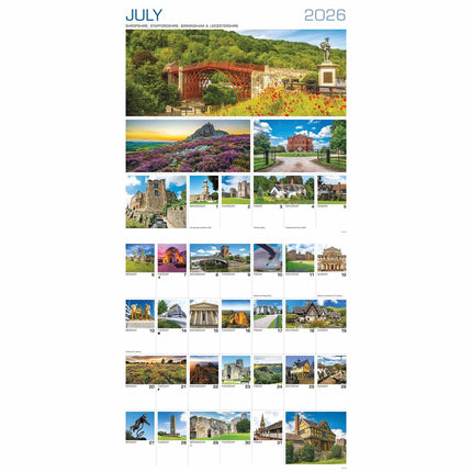 CarouselCalendars 365 Days Around Britain Kalender 2027