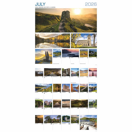 CarouselCalendars 365 Days Around Scotland Kalender 2026