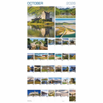 CarouselCalendars 365 Days Around Scotland Kalender 2026