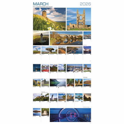 CarouselCalendars 365 Days Around Scotland Kalender 2026