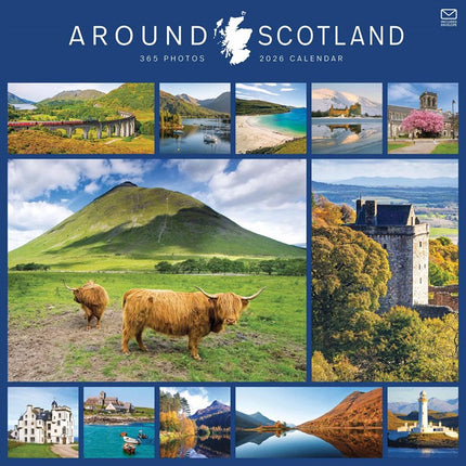 CarouselCalendars 365 Days Around Scotland Kalender 2026