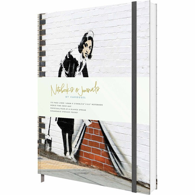 CarouselCalendars Banksy A5 Notitieboek