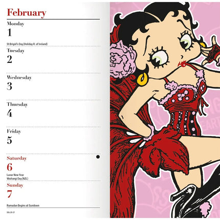 CarouselCalendars Betty Boop Pocket Agenda 2027