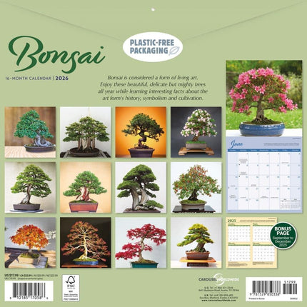 CarouselCalendars Bonsai Kalender 2026