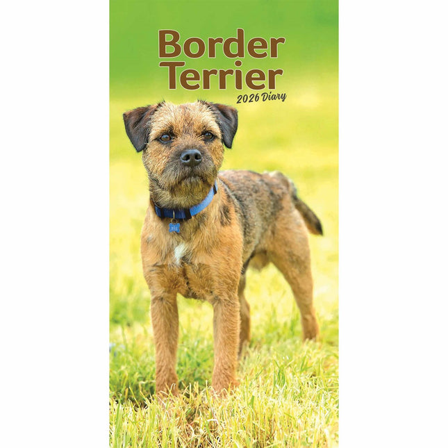 CarouselCalendars Border Terrier Slim Agenda 2026