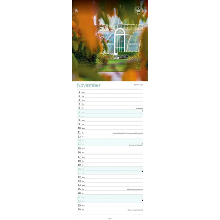 CarouselCalendars Botanische tuinen, Kew In Kleur Kalender 2027 Slimline