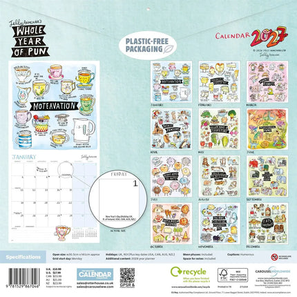 CarouselCalendars Breathe Kalender 2027