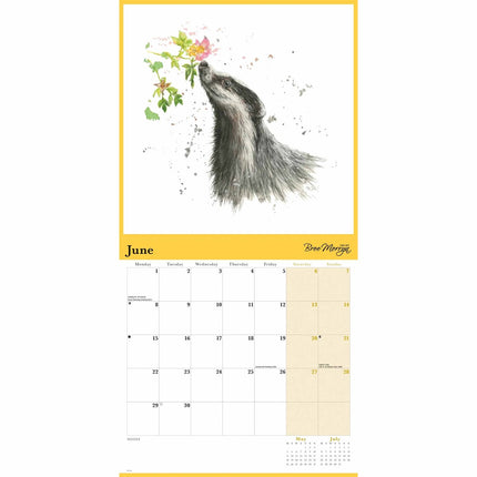 CarouselCalendars Bree Merryn, Britse Wildlife Kalender 2026