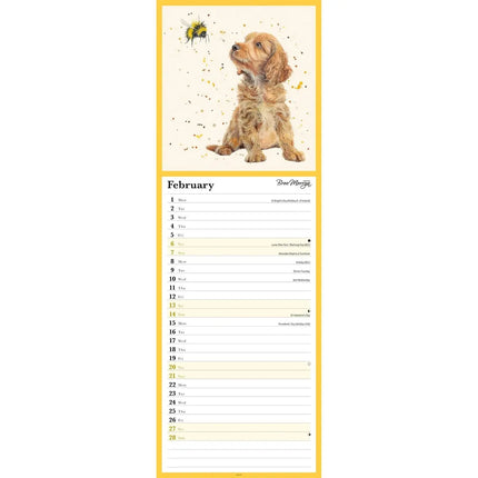 CarouselCalendars Bree Merryn, Bumble and Buddies Slimline Kalender 2026