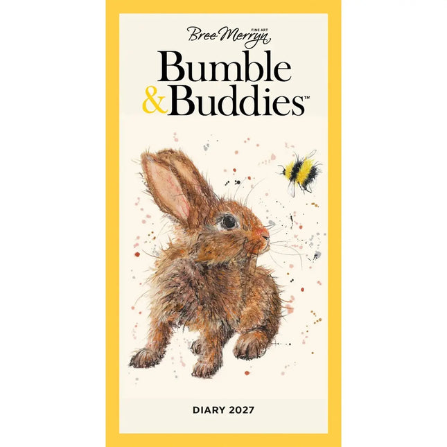 CarouselCalendars Bree Merryn, Bumble & Buddies Slim Agenda 2027
