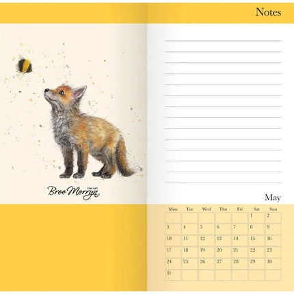 CarouselCalendars Bree Merryn, Bumble & Buddies Slim Agenda 2027
