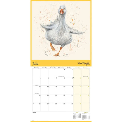 CarouselCalendars Bree Merryn, Country Wildlife Kalender 2027