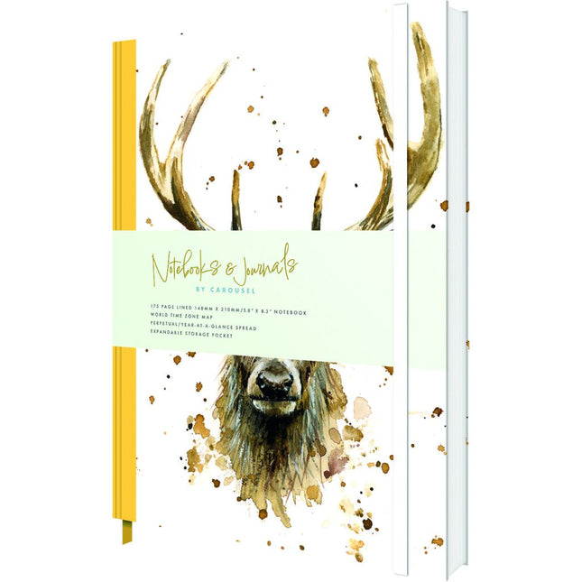 CarouselCalendars Bree Merryn Stag Notitieboek