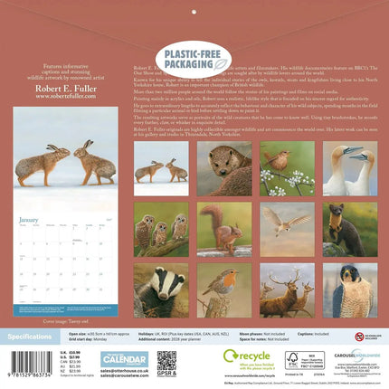 CarouselCalendars British Wildlife Kalender 2027