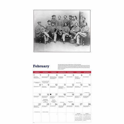 CarouselCalendars Burgeroorlog Kalender 2026