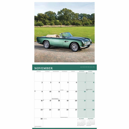 CarouselCalendars Classic British Cars Kalender 2027