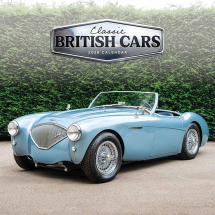 CarouselCalendars Classic British Cars Kalender 2027