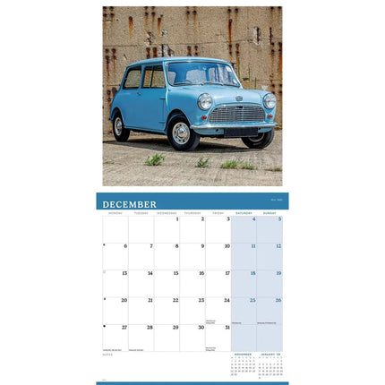 CarouselCalendars Classic British Cars Kalender 2027
