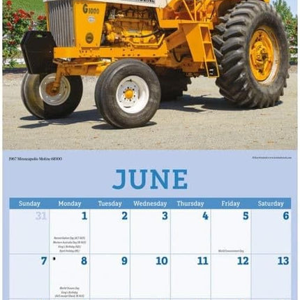 CarouselCalendars Classic Tractors Kalender 2026