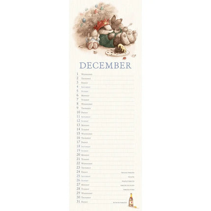 CarouselCalendars Country Companions Kalender 2027 Slimline