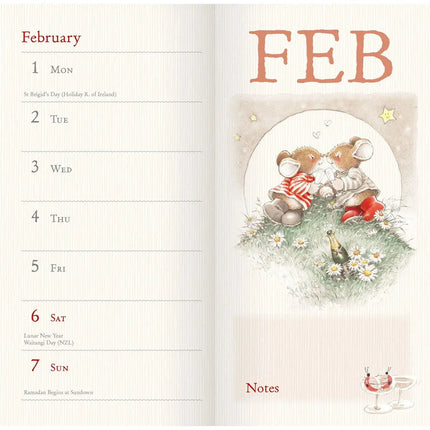 CarouselCalendars Country Companions Pocket Agenda 2027