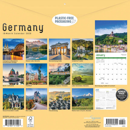 CarouselCalendars Duitsland Kalender 2026