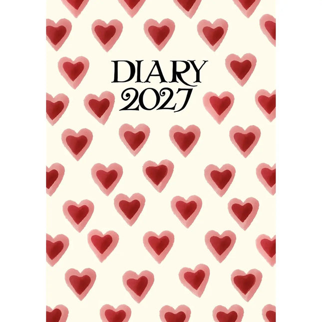 CarouselCalendars Emma Bridgewater Agenda 2027 A6 Hearts