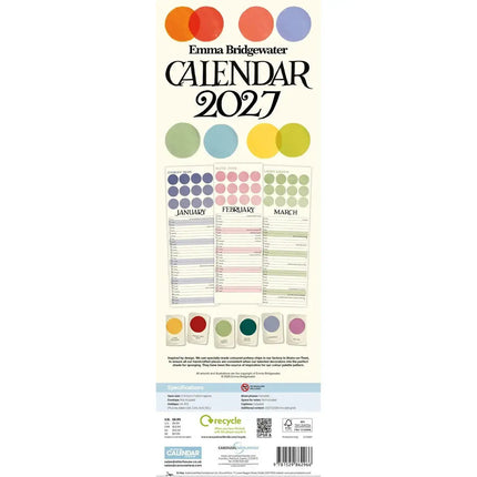 CarouselCalendars Emma Bridgewater Slimline Kalender 2026