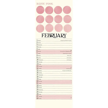 CarouselCalendars Emma Bridgewater Slimline Kalender 2026