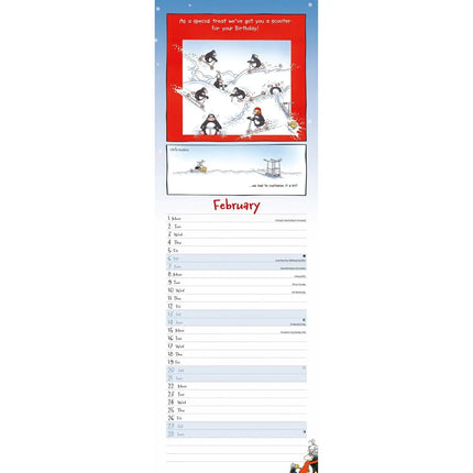 CarouselCalendars Eric, De Pinguïn Kalender 2027 Slimline