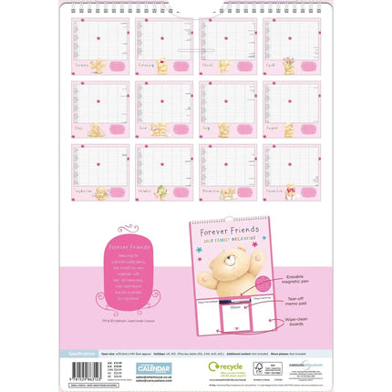 CarouselCalendars Forever Friends A3 Family Planner 2027