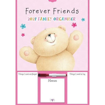 CarouselCalendars Forever Friends A3 Family Planner 2027