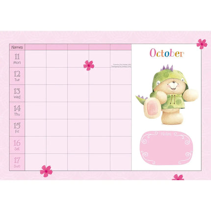 CarouselCalendars Forever Friends A4 Familieplanner 2027