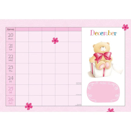 CarouselCalendars Forever Friends A4 Familieplanner 2027