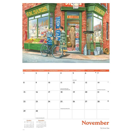 CarouselCalendars Golden Days A4 Planner 2027