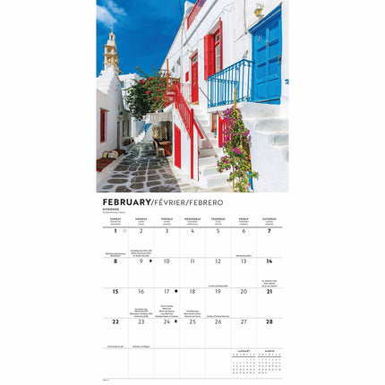 CarouselCalendars Griekenland Mini Kalender 2026