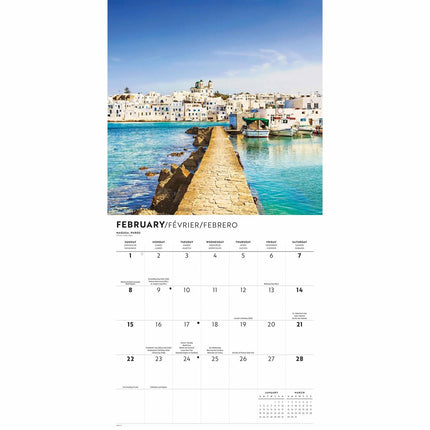 CarouselCalendars Griekse Eilanden Kalender 2026