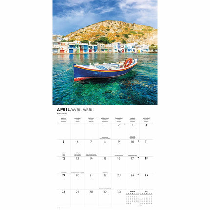 CarouselCalendars Griekse Eilanden Kalender 2026
