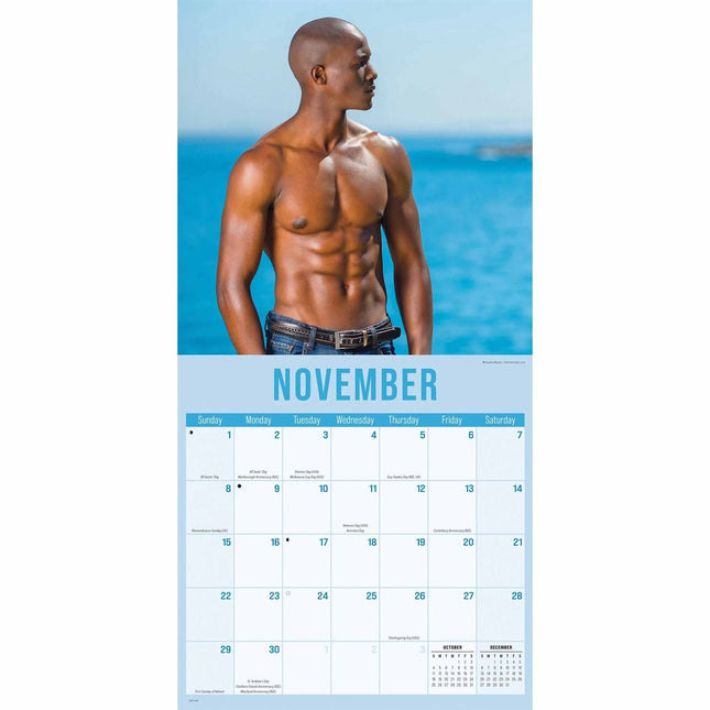 CarouselCalendars Hunks in Trunks Kalender 2026