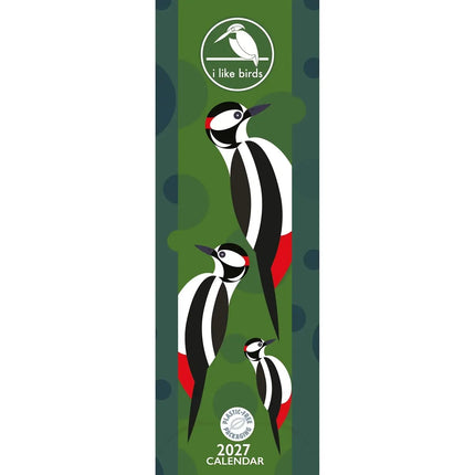 CarouselCalendars I Like Birds Kalender 2027 Slimline