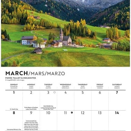 CarouselCalendars Italië Kalender Mini 2026
