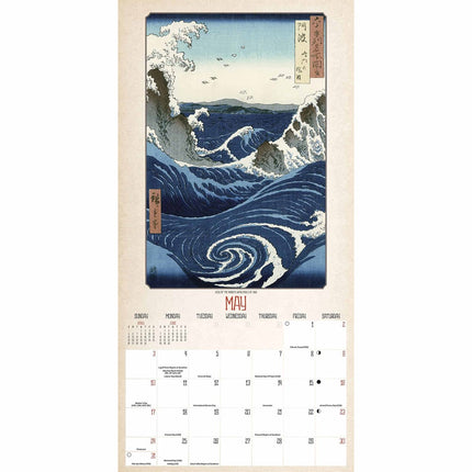 CarouselCalendars Japanese Woodblocks Kalender 2026