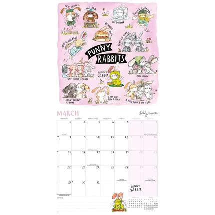CarouselCalendars Jelly Armchair, Whole Year of Pun Kalender 2027