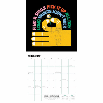 CarouselCalendars Kate Smith Positiviteit Kalender 2026
