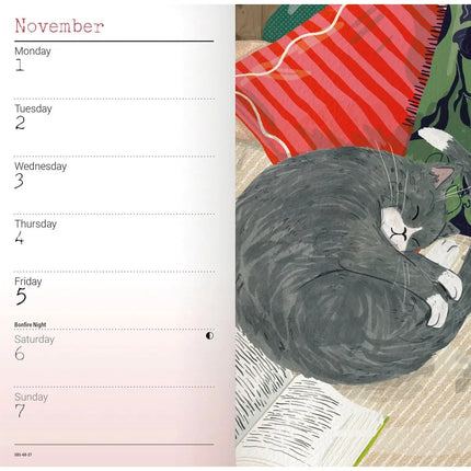 CarouselCalendars Katten Illustraties Slim Agenda 2027