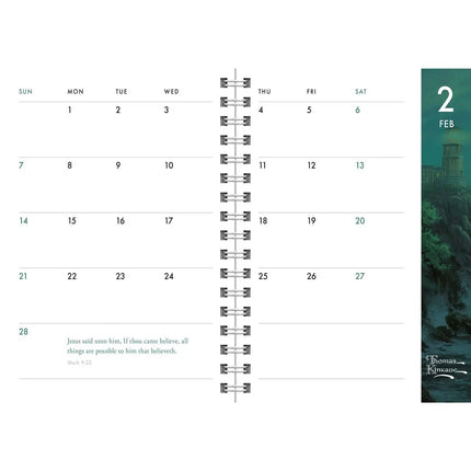 CarouselCalendars Kinkade, Lightposts for Living Agenda 2027 A5