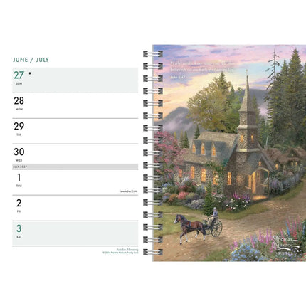 CarouselCalendars Kinkade, Lightposts for Living Agenda 2027 A5